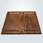 Backgammon carved wooden, model "Star"