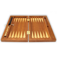 Backgammon carved wooden (oak), model "ND-007ML"