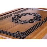 Backgammon carved wooden (oak), model "ND-001BL"